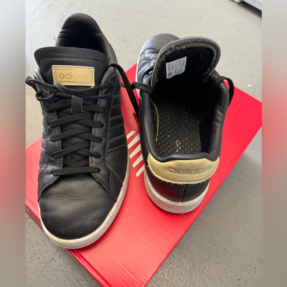 Black adidas mens Grand Court Sneaker - Picture 10 of 12